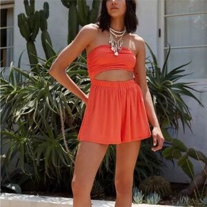 Free People FP Beach Free-Est Sabbia Convertible Shorts Romper